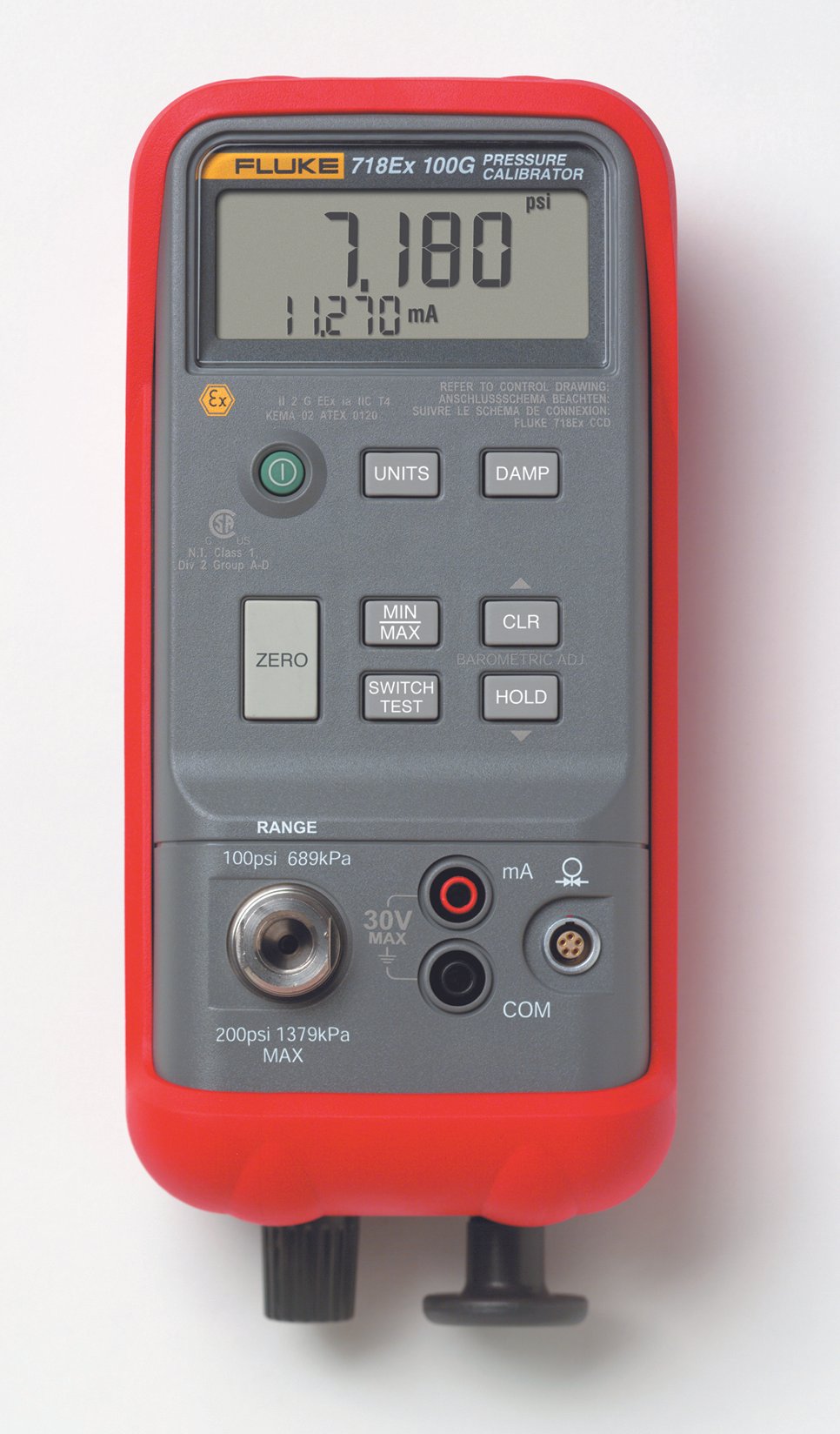 Fluke 718Ex Eigensicherer Druckkalibrator